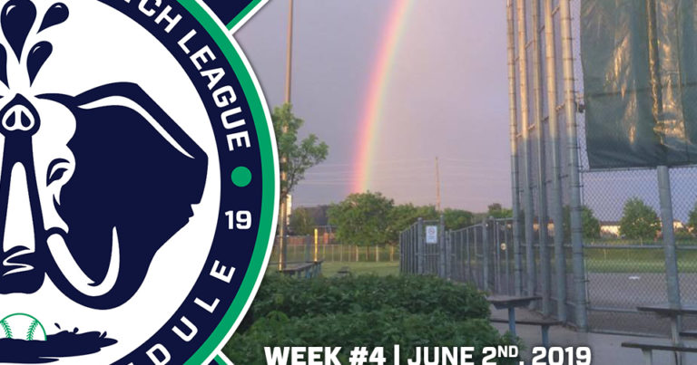 June 2nd: Rain Out Schedule | Week 4