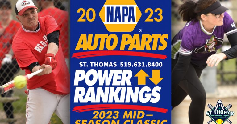2023 St. Thomas NAPA Auto Parts Power Rankings | Mid-Season Classic Edition